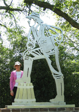allegorical sculpture, historical sculptures, metal garden sculpture, outdoor metal art, metal garden art, metal sculptures