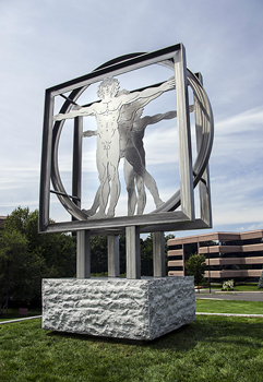 Vitruvian-Man-Sculpture